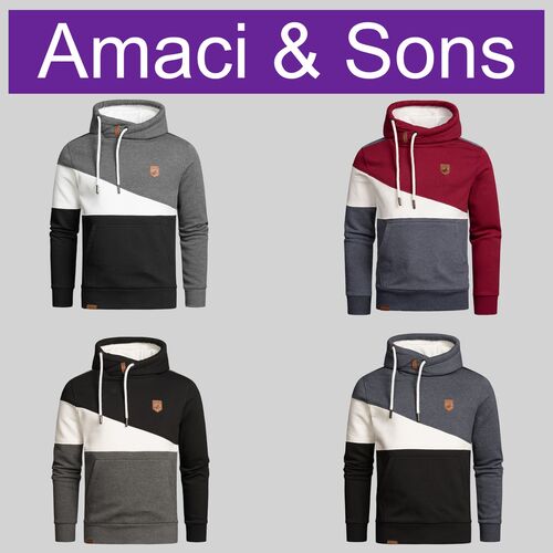 Design Hoodie Weiche Kapuze K�ngurutasche Casual Kapuzenpullover A&S