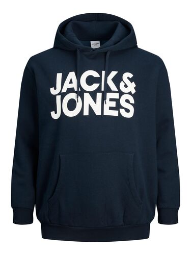 Jack & Jones Plus Size Hoodie Kapuzen Pullover JJECORP 