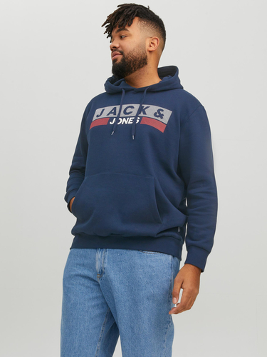 Jack & Jones Plus Size Hoodie Kapuzen Pullover JJECORP 