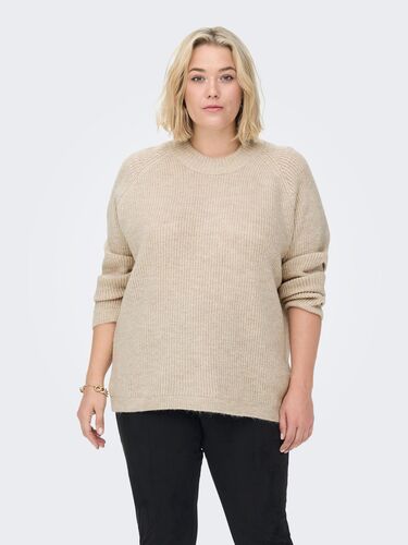 Plus Size Pullover Grobstrick Sweater CARJADE 