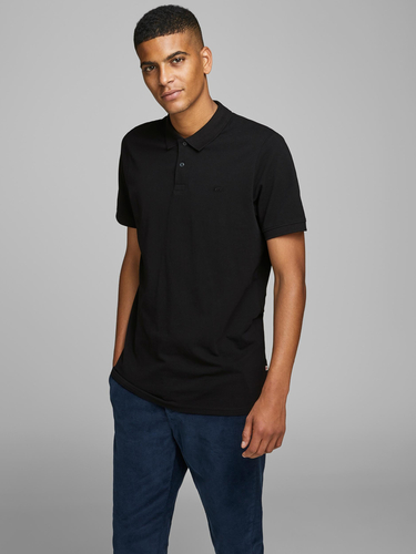 Jack & Jones Poloshirt mit Logo Basic Pique Hemd 