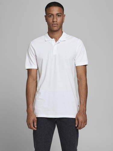 Jack & Jones Poloshirt mit Logo Basic Pique Hemd 