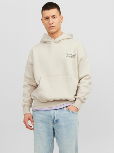 Jack & Jones Oversized Hoodie mit Print Dropped Shoulder Kapuzenpullover 