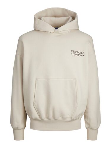 Jack & Jones Oversized Hoodie mit Print Dropped Shoulder Kapuzenpullover 