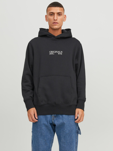 Jack & Jones Oversized Hoodie mit Print Dropped Shoulder Kapuzenpullover 