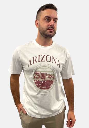 T-Shirt 2er-Set locker geschnitten Rundhals Kurzarm 