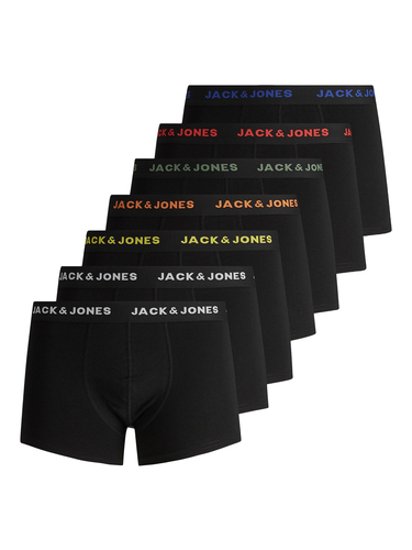 Jack & Jones Boxershorts 7er-Pack Kurze Unterhosen Logo Print JACBASIC 