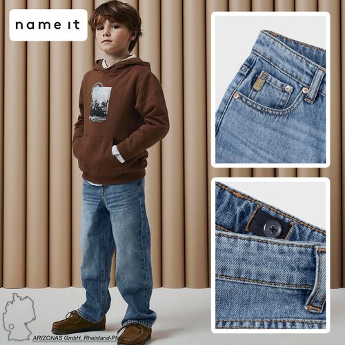 Basic Denim Jeans Hose 5-Pocket Pants Teens NKMRYAN