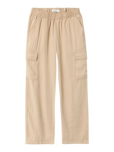 Bequeme M�dchen Cargo Hose Stretch Denim Baggy Pants NKFBELLA  