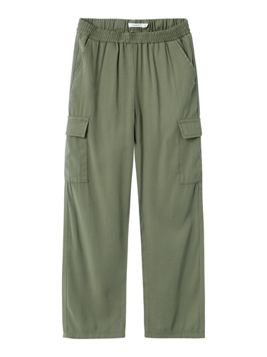Bequeme M�dchen Cargo Hose Stretch Denim Baggy Pants NKFBELLA  