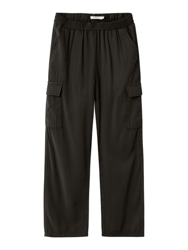 Bequeme M�dchen Cargo Hose Stretch Denim Baggy Pants NKFBELLA  