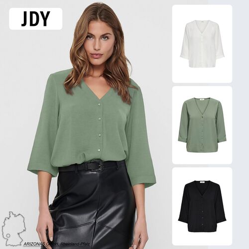 Modische Bluse Crepe Hemd Top 