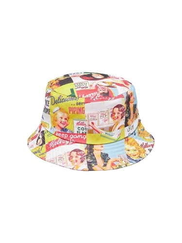 Hut Print Design Sommer Bucket Hat 