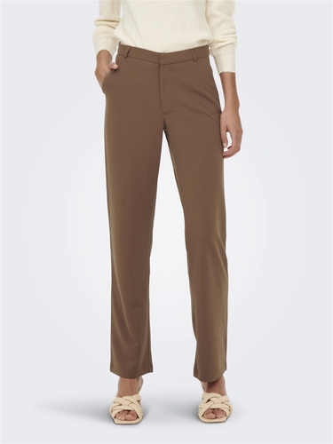 Komfortable Stoffhose Mid Waist Elegante Chino Business Pants 