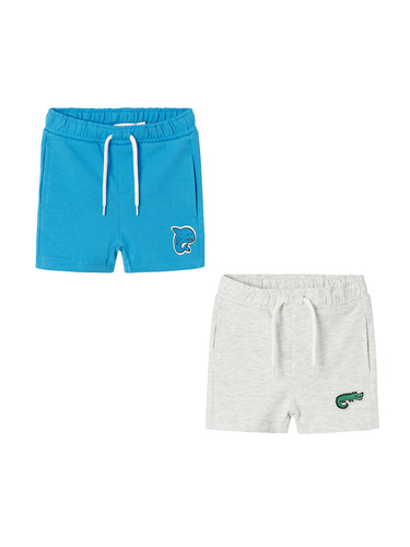 Shorts 2er-Set Relaxed Fit Baumwolle Hose 