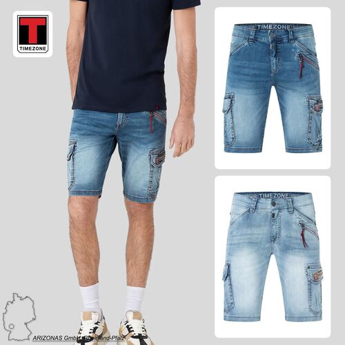 Shorts Kurze Denim Mid Waist Jeansshorts