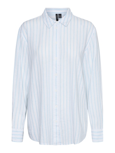 Hemd Basic Rundhals Bluse 