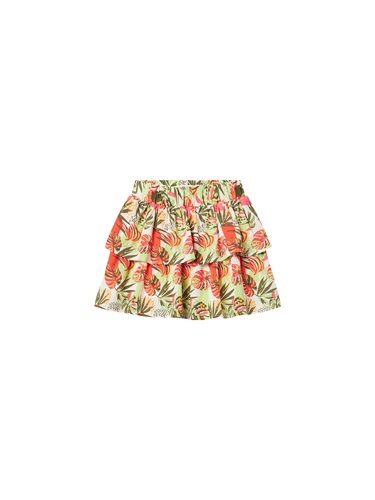Minirock Trendiges Blumenprint Skirt 