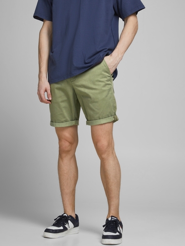 Jack & Jones Herren Shorts Mid Waist Chino Midi Bermuda Pants 