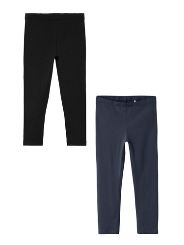 Leggings 2er-Set wadenlang elastisch bequem 