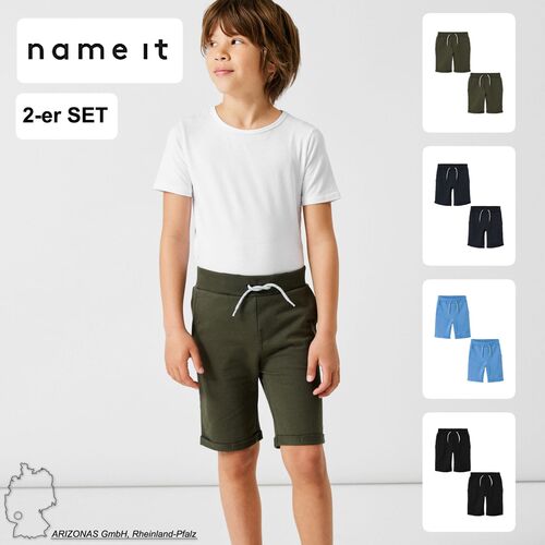 Shorts 2er-Set elastischer Bund