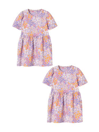 Sommer Kleid 2er-Set bequemes Midikleid 