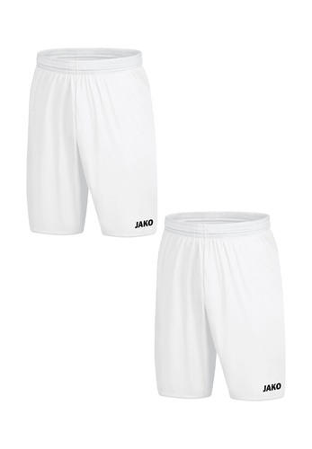 Jako Kurze Sporthose 2er-Set Shorts Elastisch Kordelzug 