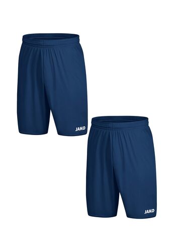 Jako Kurze Sporthose 2er-Set Shorts Elastisch Kordelzug 