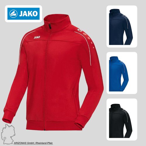 Jako Jacke mit Rei�verschluss Sportjacke mit Seitentaschen