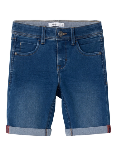 Slim Fit Jeans Shorts Kurze Denim Hose 5-Pocket Pants 
