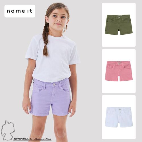 Trendige M�dchen Shorts aus Twill - Perfekt f�r den Sommer