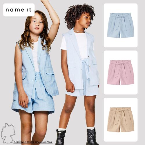 Sommer Shorts mit Elastischem und Verstellbarem Bund