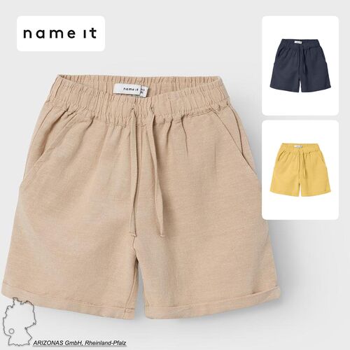 Sommer Shorts mit Umgeschlagenem Saum und Elastischem Bund