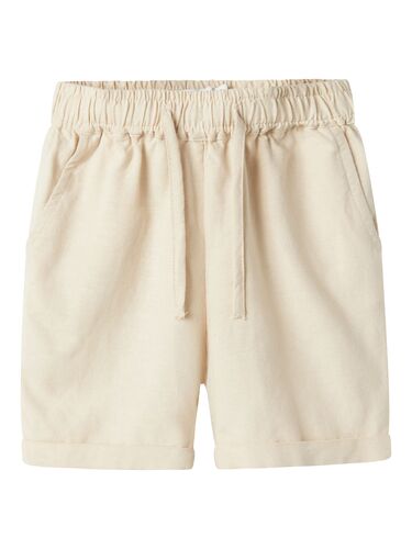 Sommer Shorts mit Umgeschlagenem Saum und Elastischem Bund 