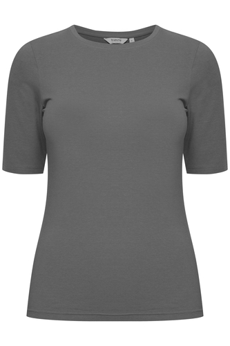T-Shirt Slim Fit Ellenbogen-L�nge Rundhalsausschnitt 