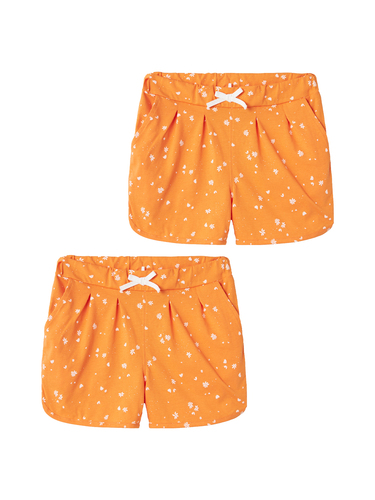 Shorts 2er-Set Plissierte Baumwolle Kinder Pants 