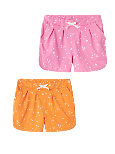 Shorts 2er-Set Plissierte Baumwolle Kinder Pants 