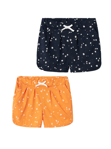 Shorts 2er-Set Plissierte Baumwolle Kinder Pants 