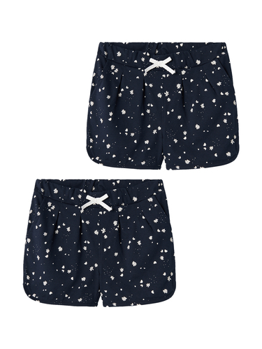 Shorts 2er-Set Plissierte Baumwolle Kinder Pants 