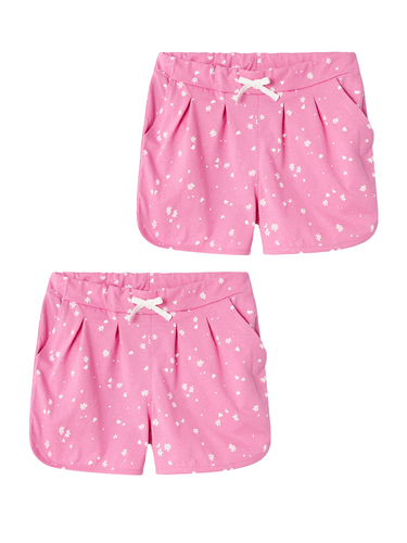 Shorts 2er-Set Plissierte Baumwolle Kinder Pants 