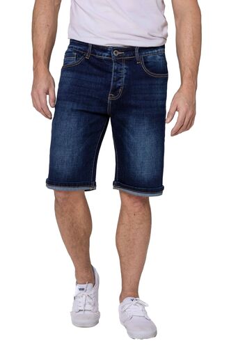 Shorts Denim Regular Fit Bleached Jeansshorts 
