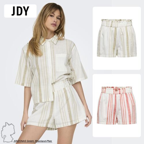 Shorts elastischer Bund gestreift lockere kurze Sommerhose