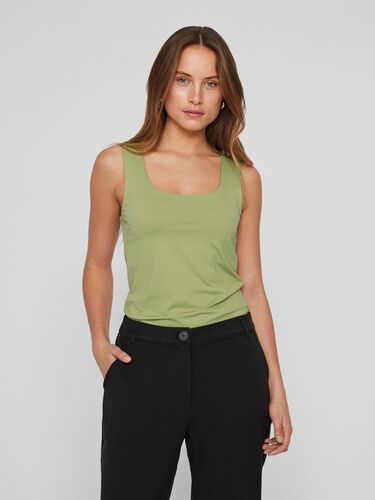 Top U-Boot-Ausschnitt Figurbetont 