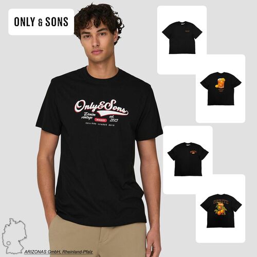 T-Shirt kurzarm locker geschnitten Rundhals