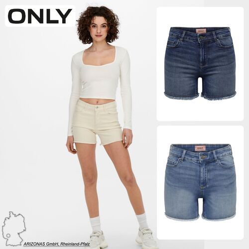 Shorts kurze Denim Jeans Shorts Knopf und Rei�verschluss