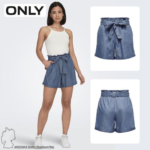 Shorts Bermudas Jeans-Shorts Seitentaschen G�rtel