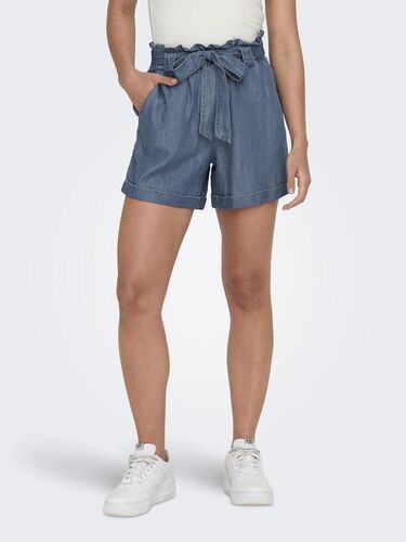 Shorts Bermudas Jeans-Shorts Seitentaschen G�rtel 