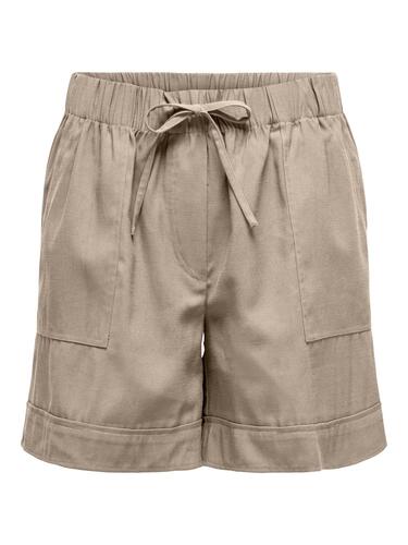 Shorts elastische Taille Kordelzug Seitentaschen bequem 
