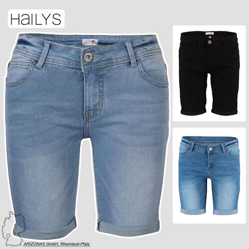 Shorts Mid Waist Kurze Jeans Eingriffstaschen