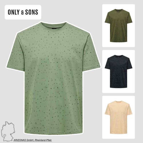 T-Shirt Rundhals Kurzarm Basic Baumwolle bequem